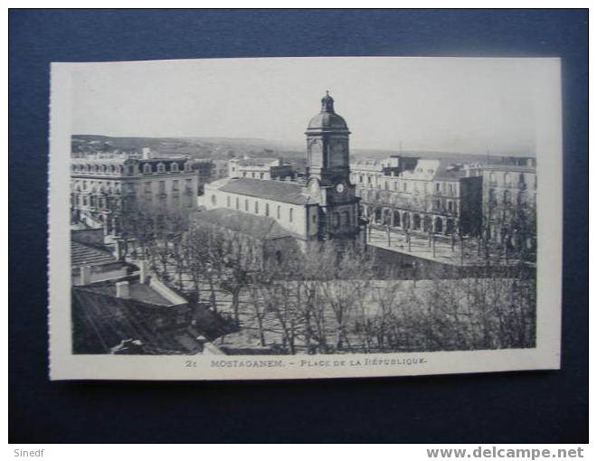 Algerie  MOSTAGANEM Place de la republique