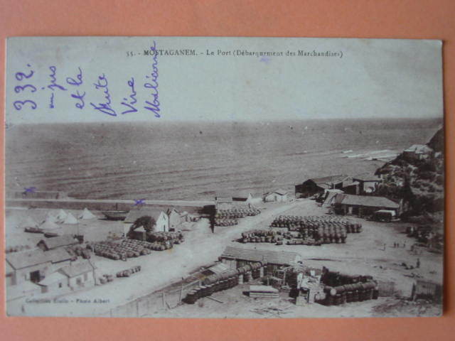 algérie MOSTAGANEM le port debarquement des marchandises