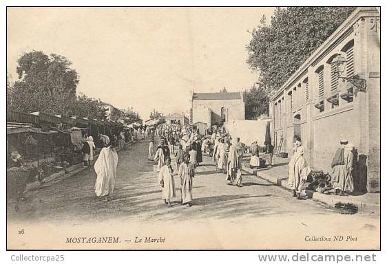 Algérie - 26 - Mostaganem - Le Marché ( très belle animation )