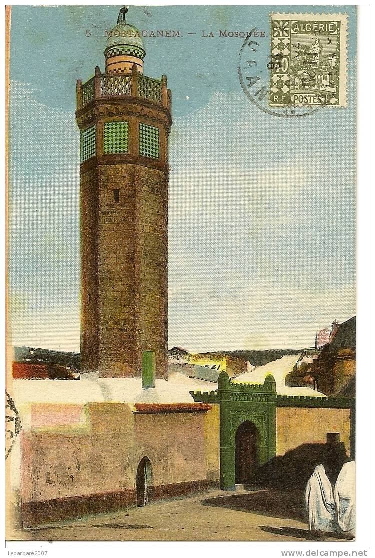 5 - MOSTAGANEM - LA MOSQUEE    (  Animées  ) ALGERIE