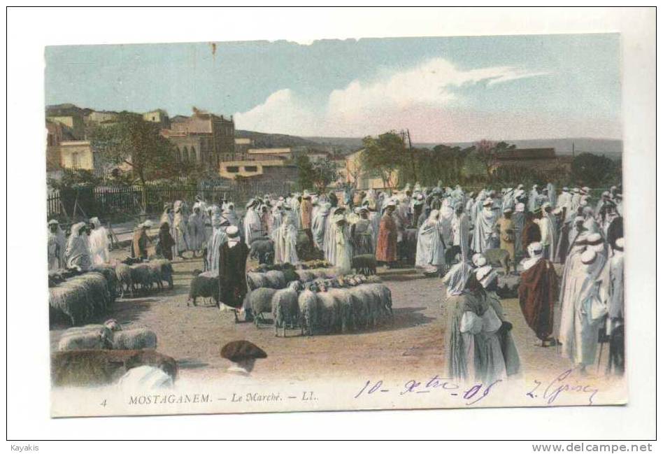 y - Cpa Mostaganem - Le Marché