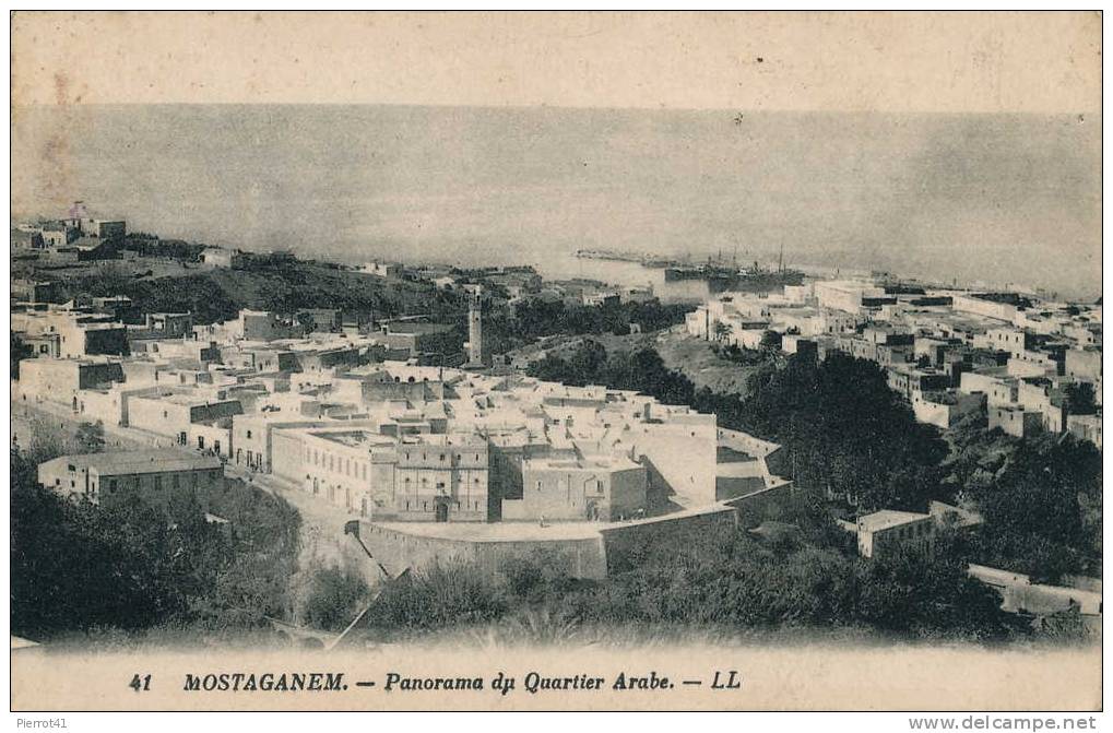 ALGÉRIE - MOSTAGANEM  Panorama du Quartier Arabe