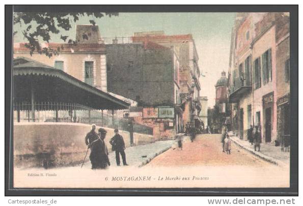 CPA Mostaganem, Le Marche aux Poisson