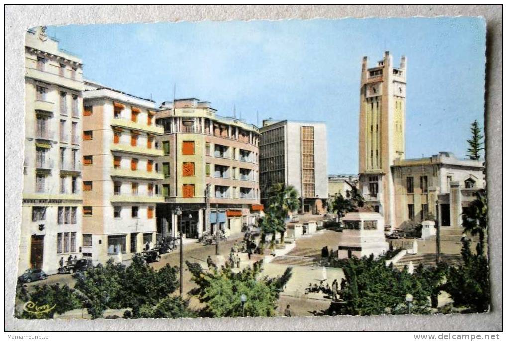 Algérie CP N° 860F - Mostaganem, Vue Générale prise du Square Queyrat - CPSM/N (état dos)