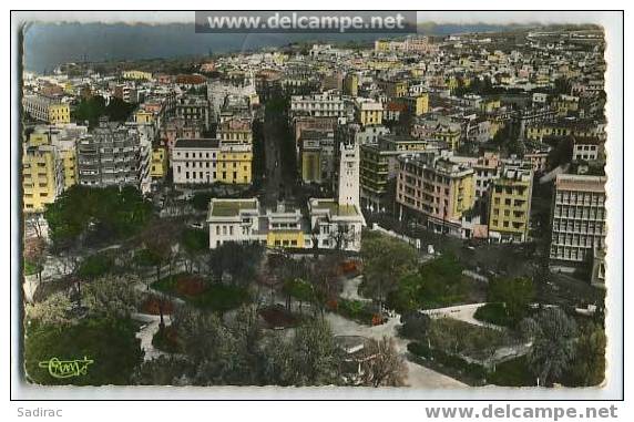 Afrique Algérie - Mostaganem - Le jardin public la Mairie Vue aérienne - CIM 33.41