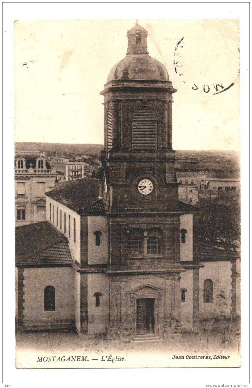 Mostaganem Facade de l'eglise edit Jean Contreras