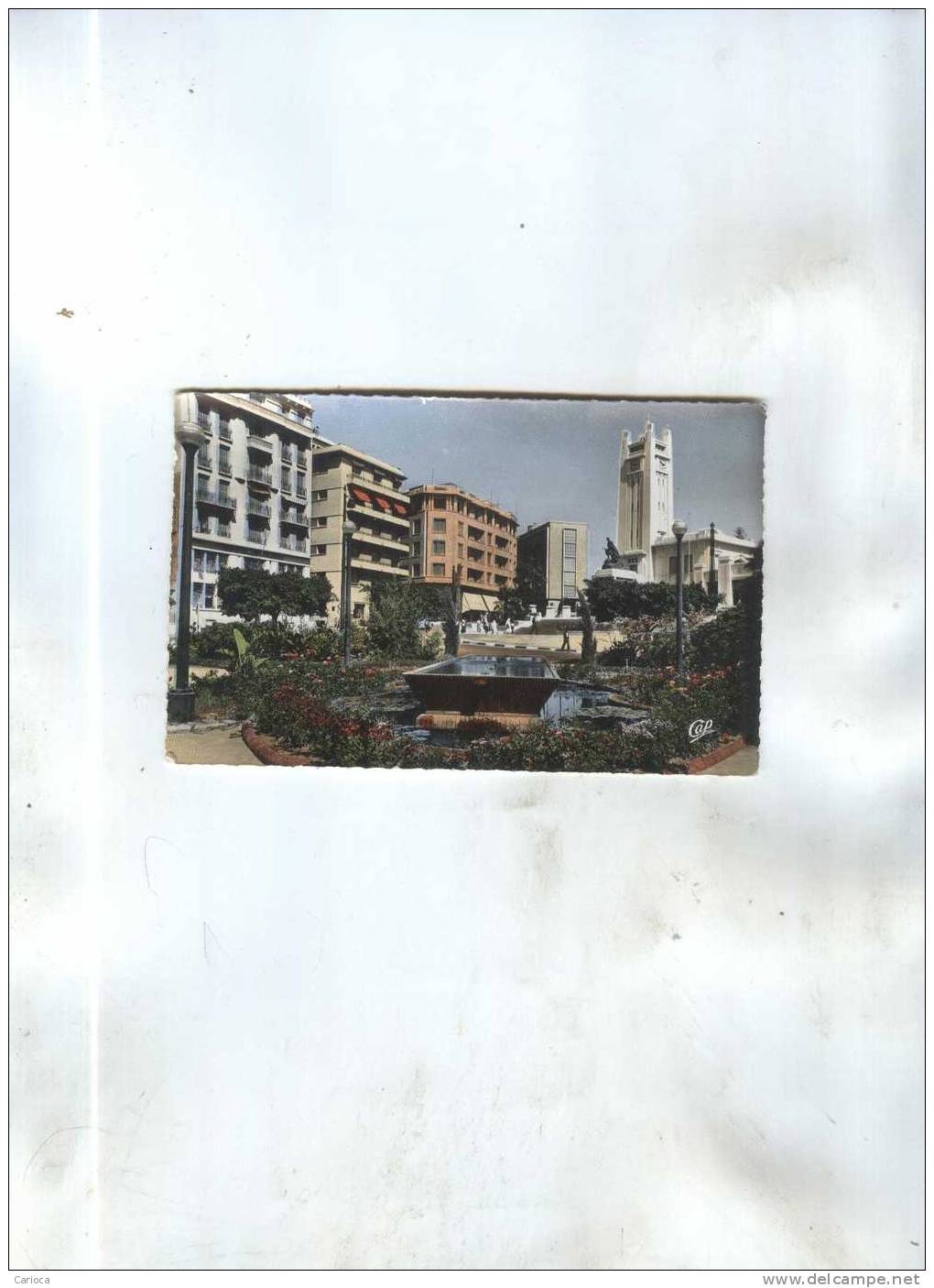 CPSM MOSTAGANEM SQUARE DU DOCTEUR QUERAT