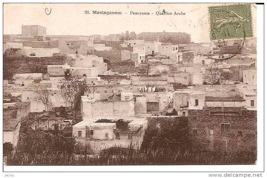 MOSTAGANEM PANORAMA QUARTIER ARABE REF 5911