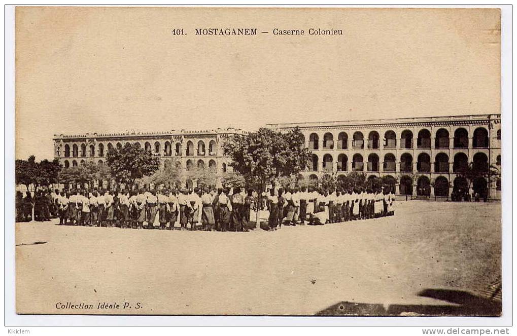 MOSTAGANEN -  CASERNE COLONIEU    (animation )      N°101