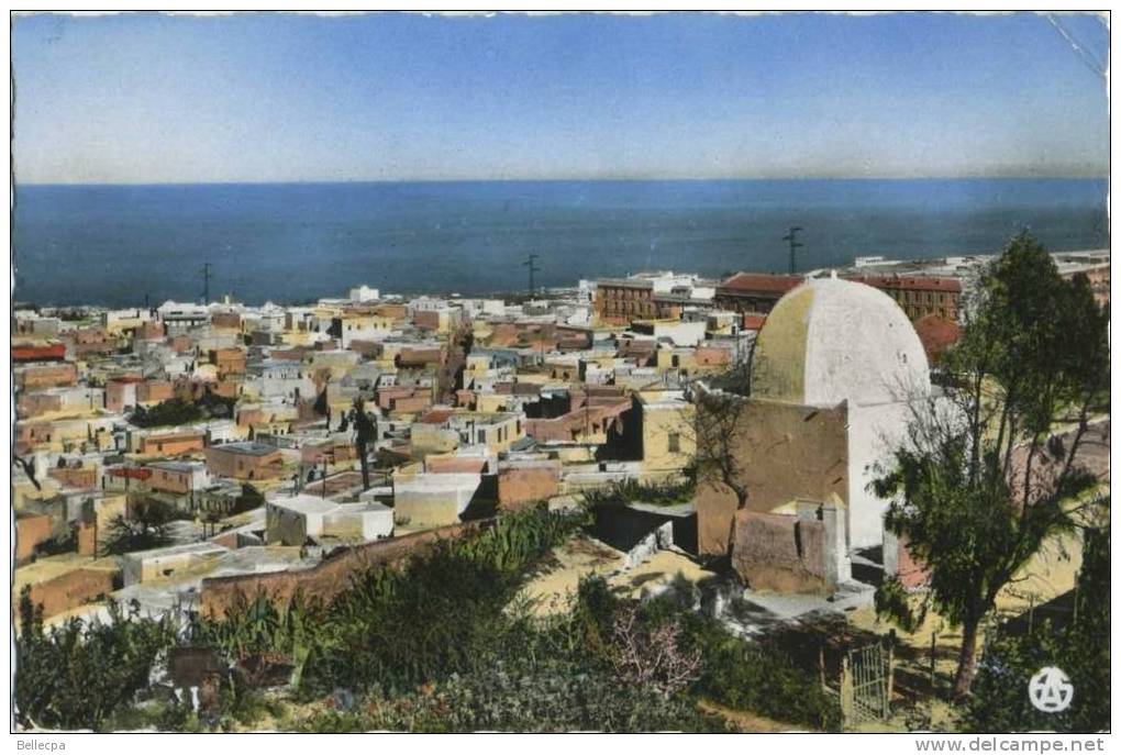 MOSTAGANEM Le Marabout Sidi Abdelkader  Vue générale de Tidgdjrt Cpsm