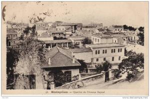 ALGERIE MOSTAGANEM Quartier de l'Avenue Raynal
