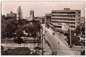 MOSTAGANEM AVE ANATOLE-FRANCE AFFICHE DE CINEMA  IMMEUBLE ANIMEE