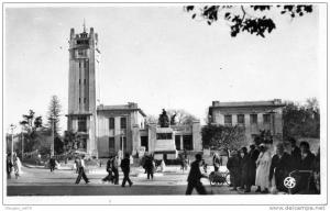 MOSTAGANEM...L´HOTEL DE VILLE...CPSM PETIT FORMAT ANIMEE