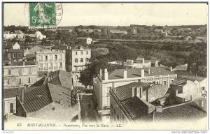 Etr - ALG - MOSTAGANEM - Panorama, vue vers la Gare