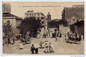 MOSTAGANEN -  porte de mascara et entree de la ville      ( animation )      N°68