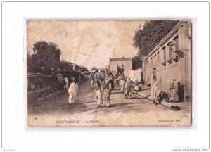 ALGERIE Mostaganem Marché, bien animée, ed ND 26, 1907