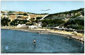 CPSM PETIT FORMAT DENTELE MOSTAGANEM LA CRIQUE ANIMEE  VOIR SCANER