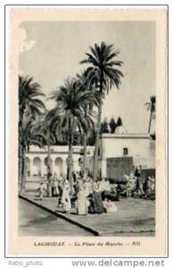Algérie, Laghouat, la place du marché