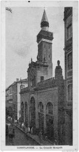 Algérie > CONSTANTINE -la Grande Mosquée - Format particulier 14 x 7 cms *PRIX FIXE