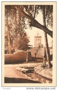 CPSM - Algerie - N° 21/26 - Oasis de Biskra - Mosquée Bab-el-Darb