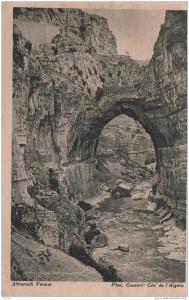 CPA ALGERIE CONSTANTINE LES GORGES DU RHUMEL