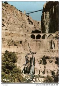arte postale NEUVE CP ALGERIE  CONSTANTINE CHUTES DU PONT SUSPENDU