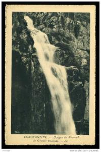 CPA ALGERIE CONSTANTINE GORGES DU RHUMEL  / LL
