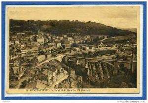 62 21 constantine  le pont et le quartier el kantara