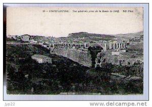 Jolie CP Ancienne Algérie Vue Générale prise de la route de Sétif - Ed ND Neurdein 53