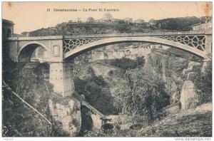 CONSTANTINE cpa Le Pont El Kantara              31