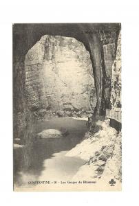 cp, Algérie, Constantine, 10 - Les Gorges du Rhummel
