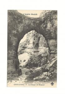 cp, Algérie, Constantine, 3 - Les Gorges du Rhummel