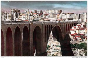 CPSM (format cpa)   Constantine La ville et le pont Sidi-Rached   D193