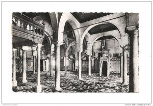 cp, Algérie, Constantine, Intérieur de la Mosquée El Kétani