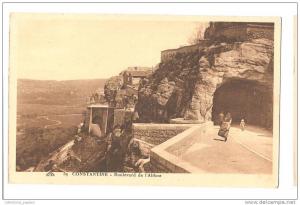 CP, Algérie, Constantine, Boulevard de l'Abîme, écrite