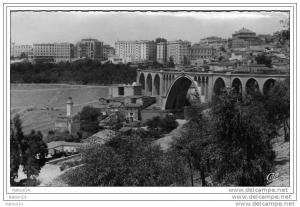 B CPSM Constantine, vue générale, pont
