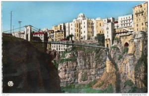 (dd) CPSM Constantine passerelle Perregaux (bonne etat)