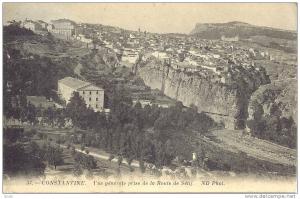 Algérie - Constantine vue générale de la prise de la route de Sétif