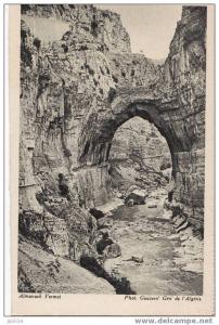 CONSTANTINE - LES GORGES DU RHUMEL - (ALMANACH VERMOT)