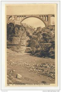 constantine l´ entrée des gorges du rhummel