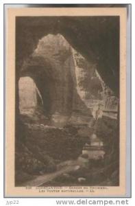 Jolie CP Ancienne animée Algérie Constantine Gorges du Rhummel Les Voûtes Naturelles - Ed LL 156 - cp pas écrite