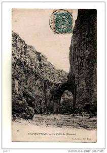 Constantine Voute de la Vallée du Rhummel Collection ND Phot n° 56 ecrite en 1904