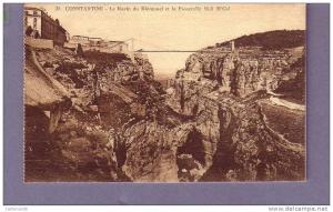 Algérie - Constantine - Le ravin du Rhummel et la passerelle Sidi M'Cid - Editeur CAP N° 35