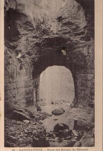 CONSTANTINE-Dans les gorges du Rhumel