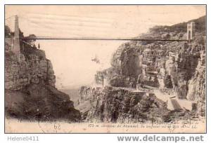 CPA CONSTANTINE - LA CORNICHE ET LA PASSERELLE SIDI M CID