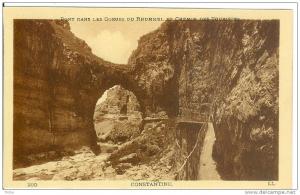 CONSTANTINE Pont dans les Gorges de Rhummel et Chemin des Touristes