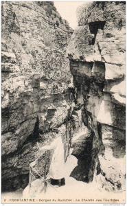 Algérie - CONSTANTINE -Gorges du Rummel  (Rhummel) , le chemin des touristes- *PRIX FIXE - collection Idéale P.S  n° 6