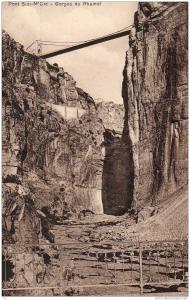 Algérie - CONSTANTINE - Pont Sidi M ´Cid - gorges du Rhumel (Rhummel)  *PRIX FIXE  - Editions  C-A-P  n°245-