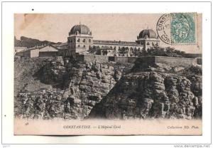 Constantine Vue sur Hopital Civil Carte Collections ND Phot n° 93 ecrite en 1904