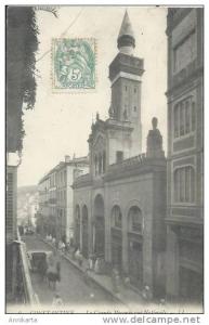 95137 cpa CONSTANTINE rue nationale 1906 cachets multiples voir scans